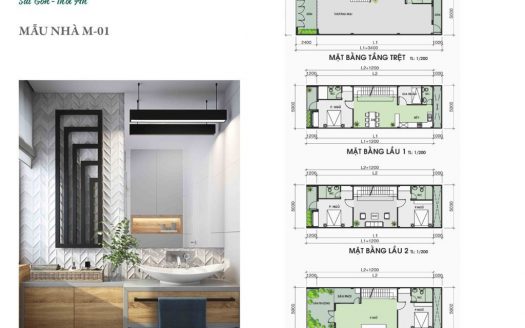 Biệt Thự Ven Sông Số 1 Quận 12, Dự án nhà phố Pier Ix Thới An