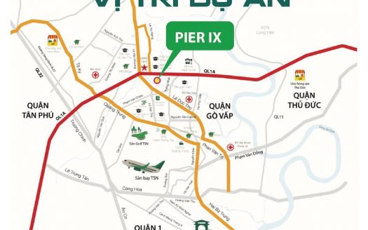 Biệt Thự Ven Sông Số 1 Quận 12, Dự án nhà phố Pier Ix Thới An