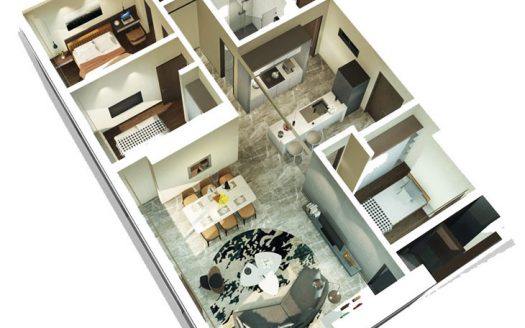 Bán Căn hộ Kingdom 101 3 phòng ngủ 103m2