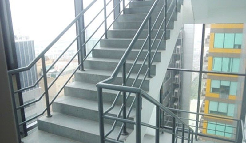 Tiêu chuẩn thang bộ được bố trí bên trong tòa nhà