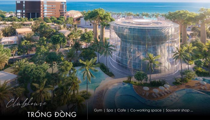 phoi canh clubhouse trong dong la tien villa